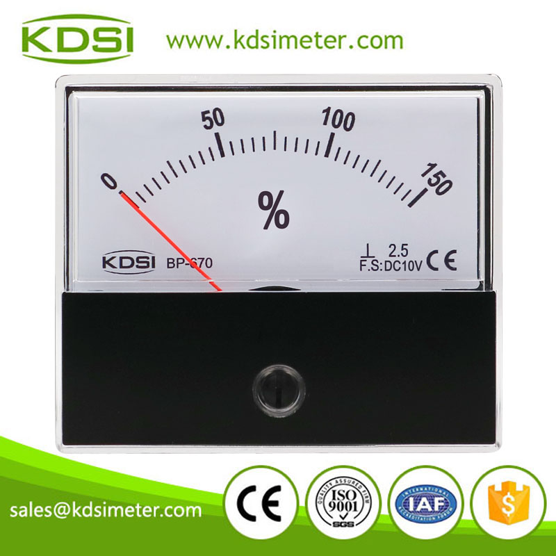 Factory direct sales BP-670 DC10V 150% analog dc voltage percent load meter
