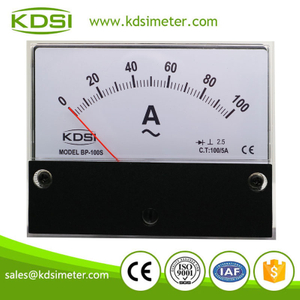 Easy Operation BP-100S AC100/5A AC Current Panel Analog Ampere Indicator