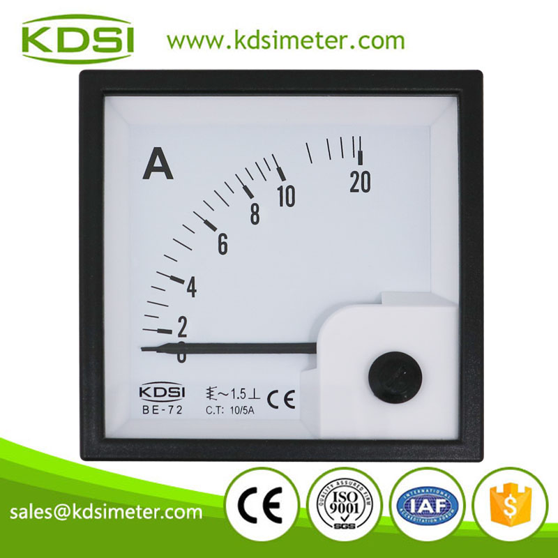 20 years Professional Manufacturer BE-72 AC10/5A analog ac panel ampere meter