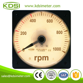 Easy operation LS-110 DC20mA 1000rpm backlighting analog panel amp rpm panel meter