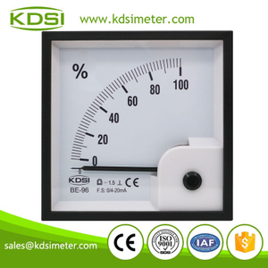 China Supplier BE-96 DC4-20mA 100% Analog Panel DC Amp Load meter percent meter