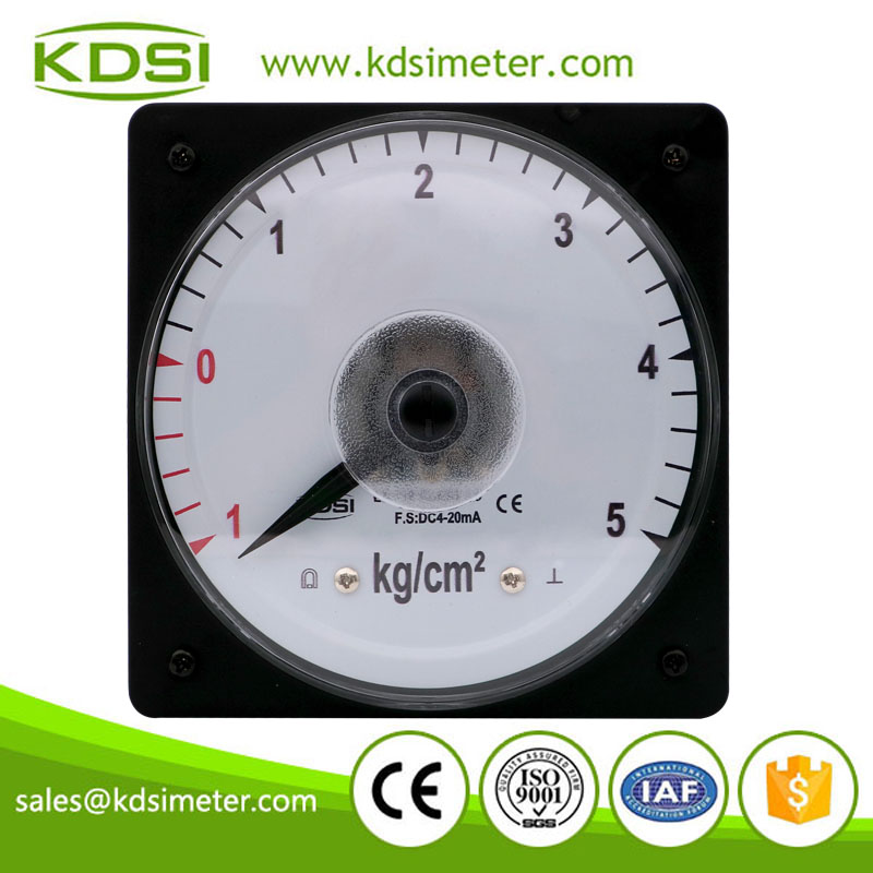 Safe to operate LS-110 DC4-20mA 5kg/cm2 wide angle analog ampere pressure meter