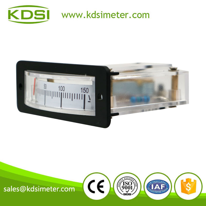 High Quality Bp 15 Dc150v Dc Analog Thin Edgewise Panel Mount Voltmeter Buy Voltmeter Panel 4776