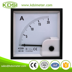 Portable precise BE-96 DC75mV 20A analog dc volt amp panel meter