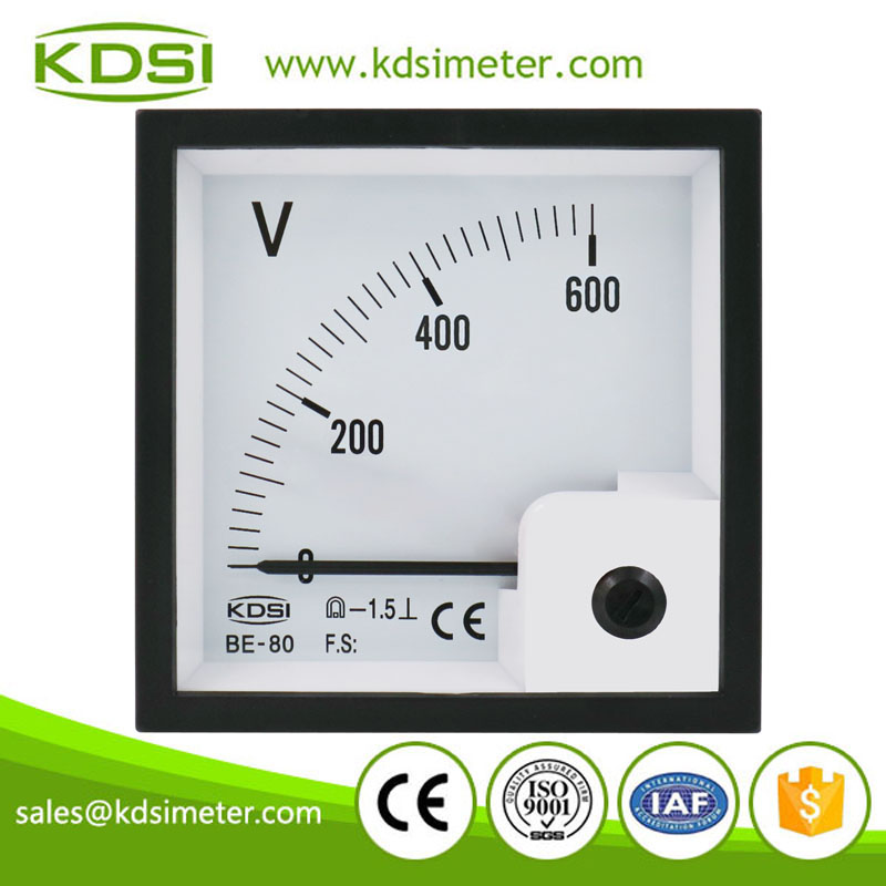 Factory direct sales BE-80 DC600V analog dc high voltage panel meter