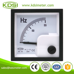 CE certificate BE-48 45-55Hz 230V analog panel voltage frequency meter