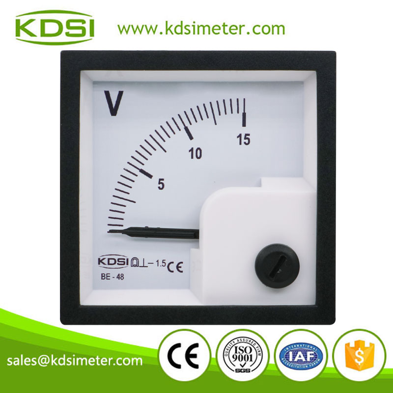 CE Certificate BE-48 DC15V Analog DC Panel Mini Volt Meter