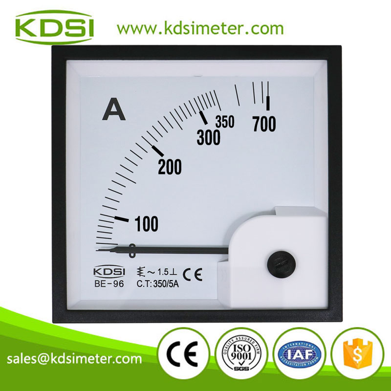 Hot Selling Good Quality BE-96 AC350/5A ac analog amp current panel meter