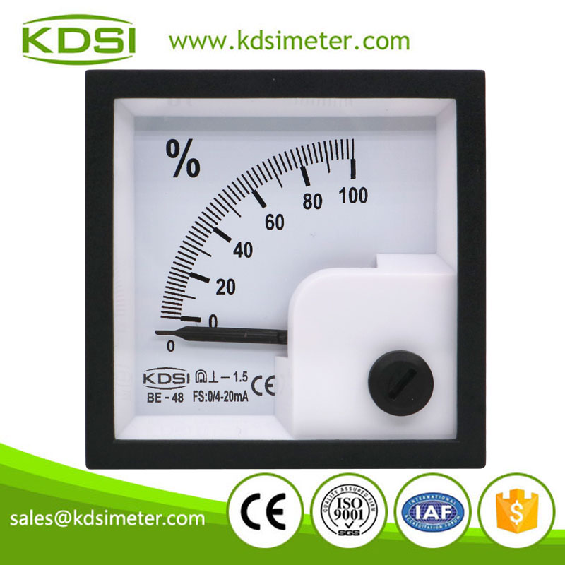 High quality professional BE-48 DC4-20mA 100% panel analog mini dc amp load meter