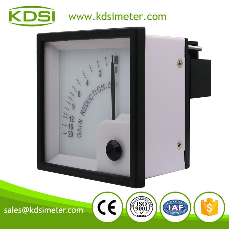 CE,ISO passed BE-72 DC1mA 20dB VU meter Back Light Audio Level Amp Meter For Audio equipment VU sound level meter