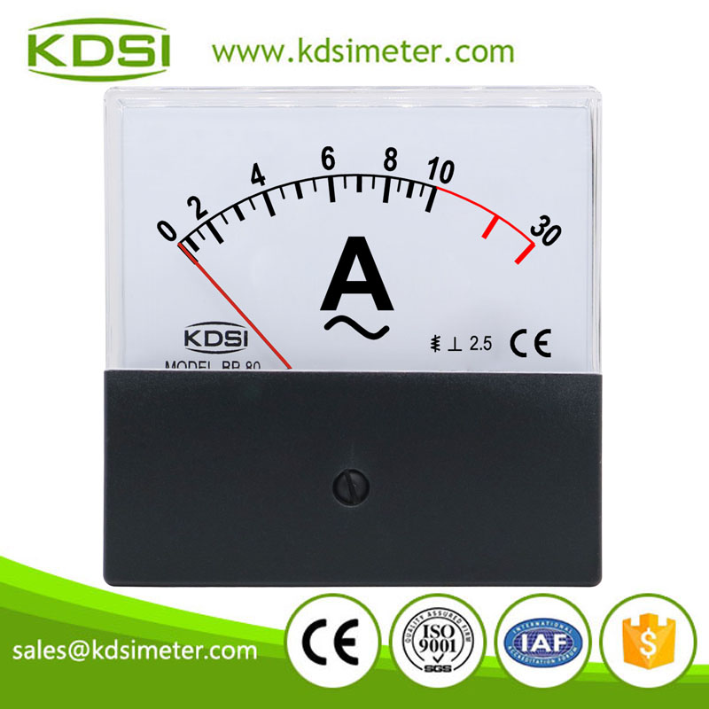 Easy installation BP-80 AC10A 3times overload analog ac panel price of ammeters