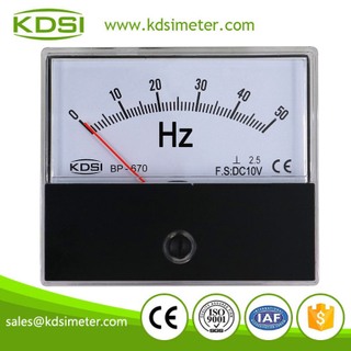 Easy operation BP-670 DC10V 50Hz analog voltage Hz panel meter