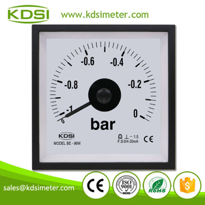 KDSI Electronic Apparatus BE-96W DC4-20mA -1-0bar Wide Angle Analog DC Pressure To Current Panel Meter