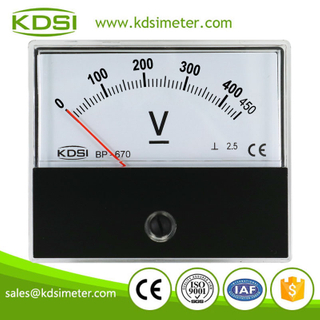 Hot Selling Good Quality BP-670 DC450V analog dc panel small voltmeter