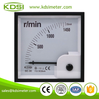 Original manufacturer high Quality BE-96 DC20mA 1450r/min analog panel amp tachometer