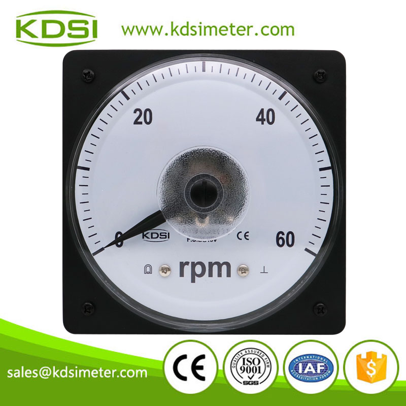 Portable precise LS-110 DC10V 60rpm analog panel dc rpm speed meter