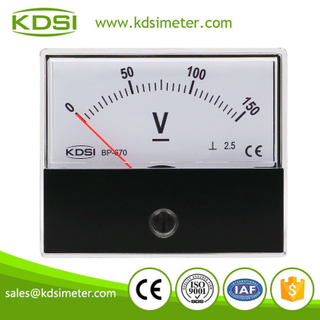 High quality professional BP-670 DC150V direct analog dc panel mount voltmeter