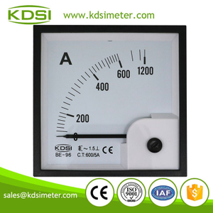 Instant flexible BE-96 AC600/5A ac analog panel mount ammeter