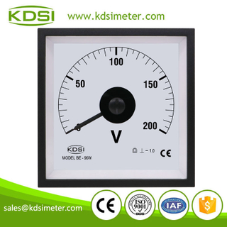 New Hot Sale Smart Wide Angle BE-96W DC200V Analog DC Panel Mount Voltmeter