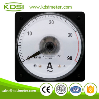 Hot Selling Good Quality LS-110 AC30/5A 3 times overload wide angle analog ac amp panel meter