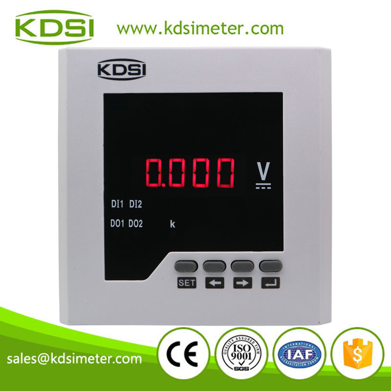 Durable in use LED display BE-120DV DC1000V Aux DC24V digital dc voltmeter