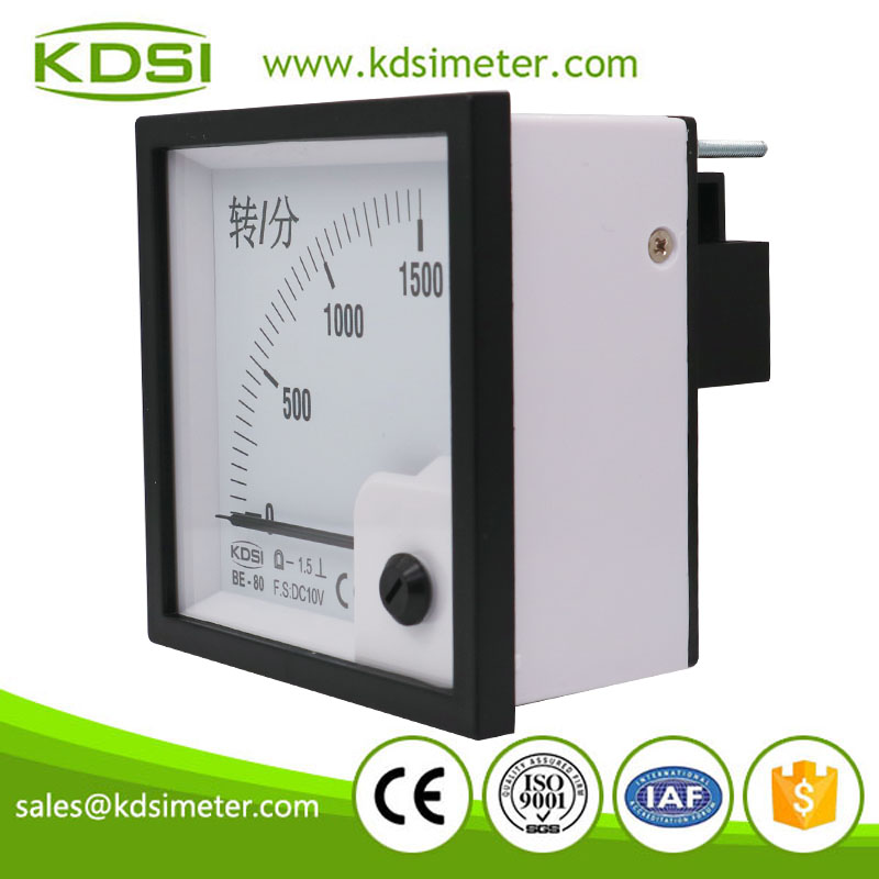 Easy Operation Be Dc V R Min Panel Analog Dc Voltage Rpm Meter