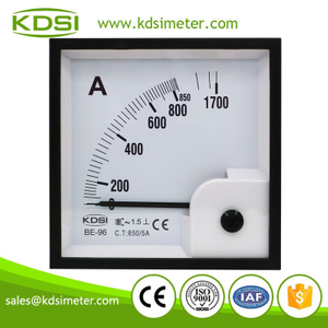 Easy operation BE-96 AC850/5A ac analog panel mount ammeter