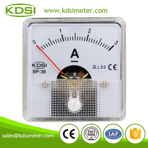China Supplier BP-38 DC3A panel analog dc ammeter