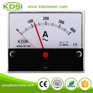 30 Years Professional Manufacturer BP-100S AC400/1A Double Pointer AC Analog Panel Current Meter