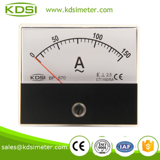 CE certificate BP-670 60*70 AC150/5A ampere meter