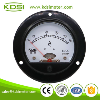 20 years Professional Manufacturer BO-65 AC50/5A ac analog round panel current meter