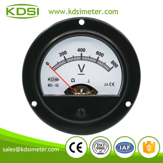KDSI electronic apparatus BO-52 DC800V direct panel analog dc voltmeter