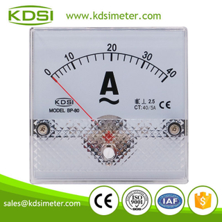 CE certificate BP-80 AC40/5A ac analog panel ammeter with output