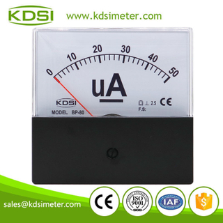 Hot Selling Good Quality BP-80 DC50uA black cover analog dc panel micro ammeter