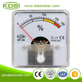 KDSI electronic apparatus BP-38 DC10V 180% analog dc voltage load percent panel meter