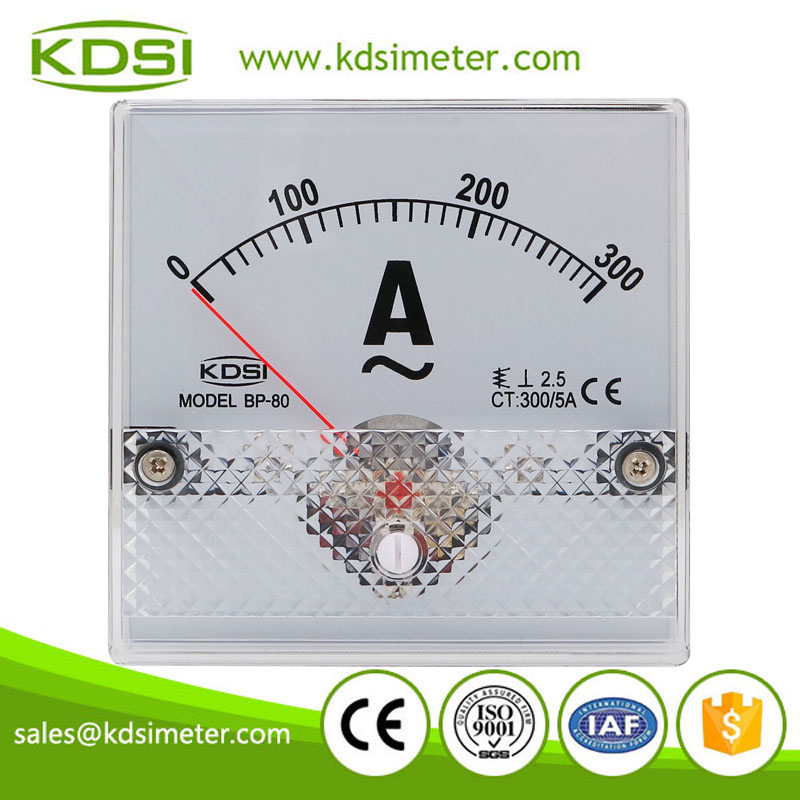 Instant flexible BP-80 AC300/5A analog ac panel ammeter with output