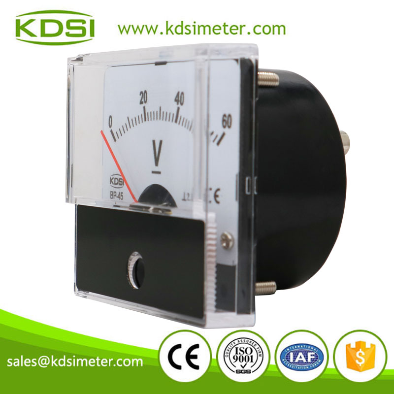 Safe to operate BP-45 DC60V panel dc analog super mini voltmeter