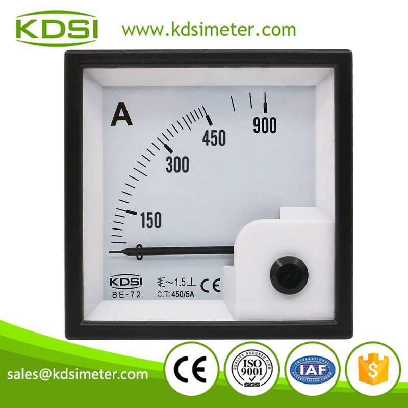 Hot Selling Good Quality BE-72 AC450/5A analog ac panel ampere indicator