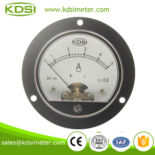 BO-65 AC Ammeter AC5A Moving Iron Movement round type panel meter