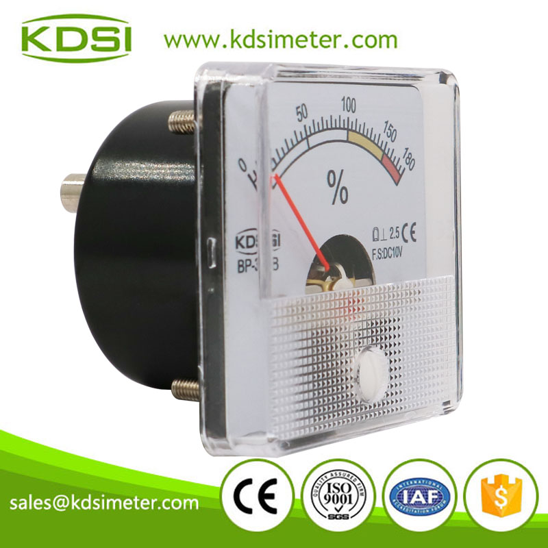 KDSI electronic apparatus BP-38 DC10V 180% analog dc voltage load percent panel meter
