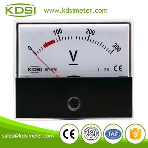 Hot sales BP-670 DC300V analog dc panel voltage meter for spark machines