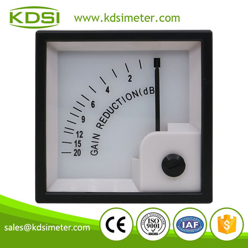 CE,ISO passed BE-72 DC1mA 20dB VU meter Back Light Audio Level Amp Meter For Audio equipment VU sound level meter