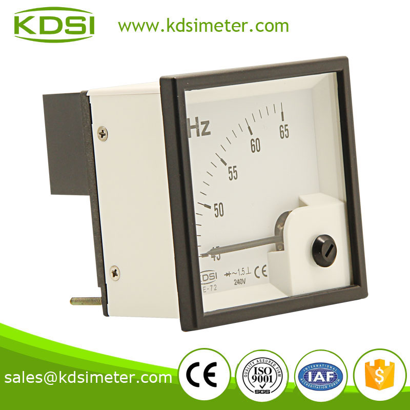 Factory direct sales BE-72 45-65HZ 240V high quality analog panel frequency meter