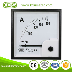 Factory direct sales BE-96 AC200/1A ac analog panel ammeter with output