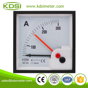 Hot Selling Good Quality BE-96 AC300/5A no overload with red pointer ac analog panel ampere controller