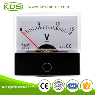 Hot sales BP-45 DC15V panel analog super mini dc voltmeter