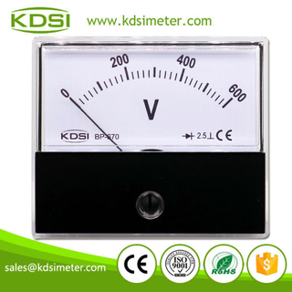 KDSI Electronic Apparatus BP-670 AC600V Rectifier Analog AC Voltage Panel Meter