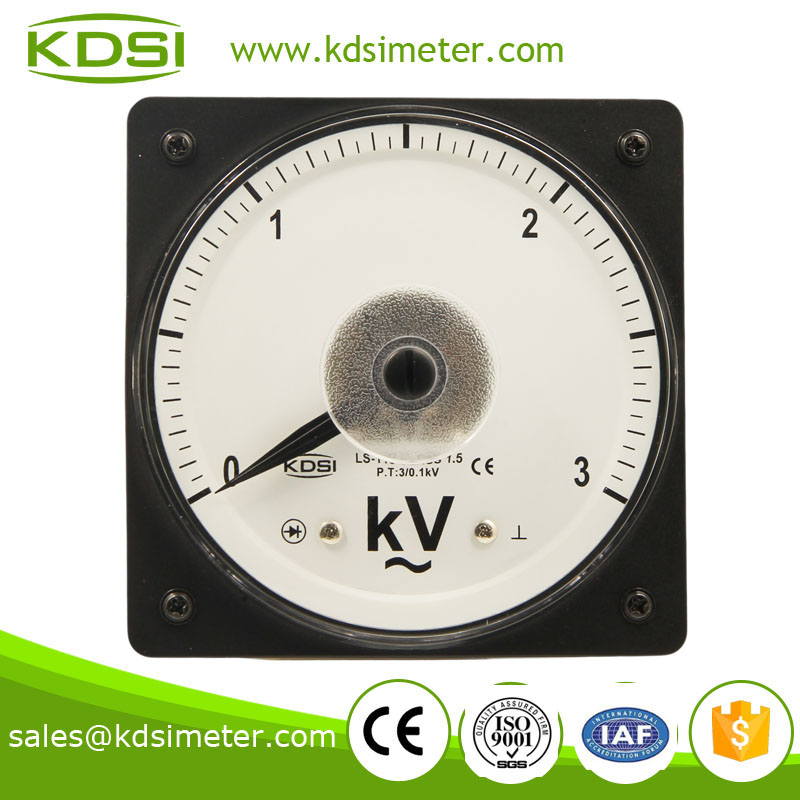 LS-110 AC Voltmeter AC3KV 3/0.1KV wide angle voltmeter