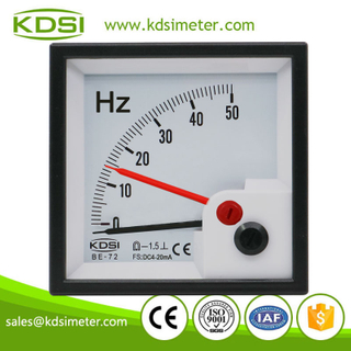 Factory direct sales BE-72 DC4-20mA 50Hz with red pointer analog dc panel mount ammeter 