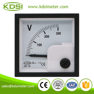China Supplier BE-48 DC300V panel analog small 0-300v voltmeter